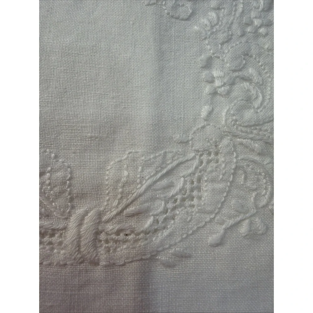 Vintage Old Guest Cotton Hand Towels‎ Beautiful Embroidery 527-2